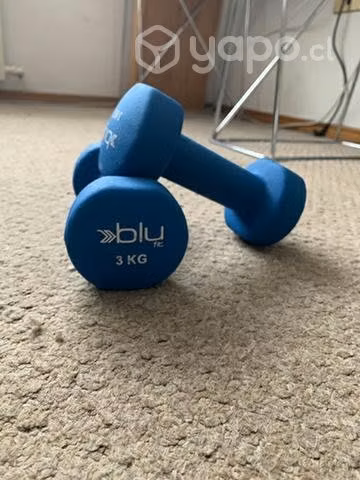Mancuernas 3kg blu fit