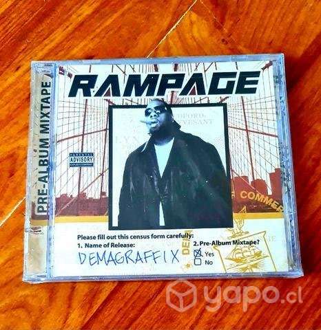 CD Rap Hip Hop Rampage - Demagraffix