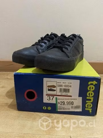Zapatillas Escolar Niña/Mujer Cuero - Imagen 3