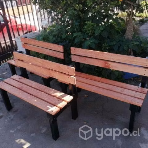 Banca exterior jardin terraza comedor