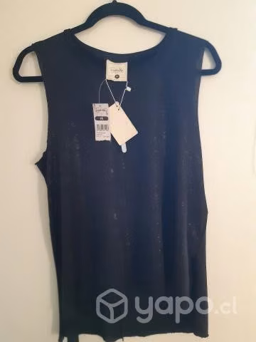 Polera negr SYBILLA nueva talla M - Imagen 3