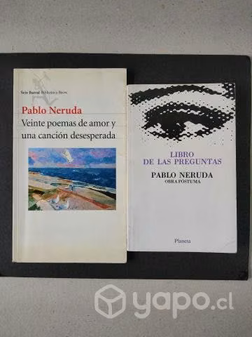 Libros de Pablo Neruda. Originales