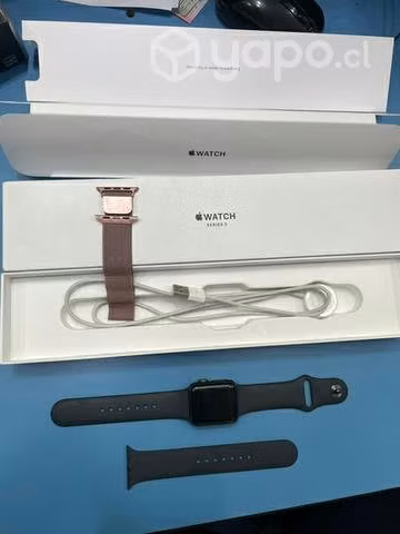 Apple Watch Series 3 (38mm, GPS) todo original