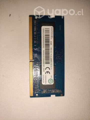 Memoria ram ddr4 4gb 2666Mhz para laptop