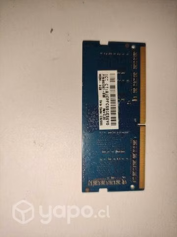 Memoria ram ddr4 4gb 2666Mhz para laptop