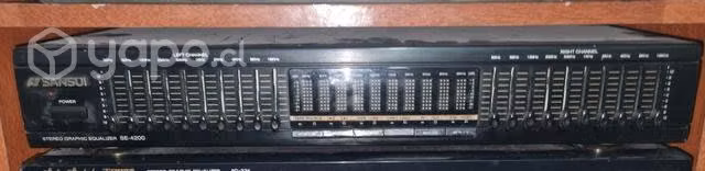 Ecualizador Sansui con especyro 10 bandas
