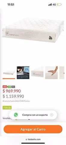 Colchón COCOPEDIC CIC 2P