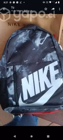 Mochila nueva marca nike