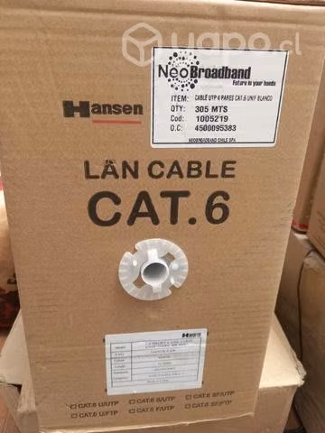 Cable utp caja nueva