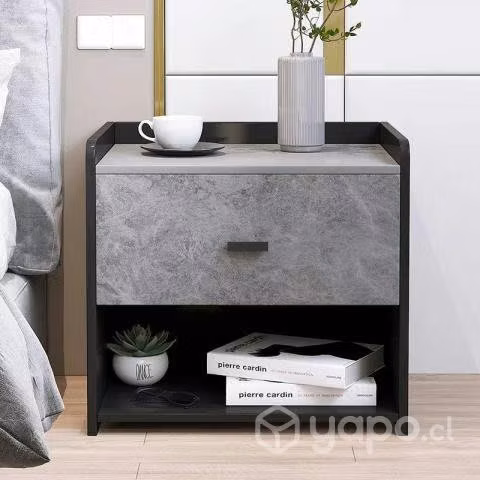 Pack 2 Velador negro con gris