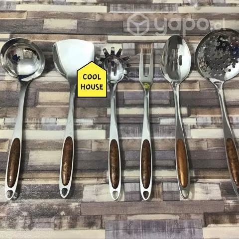 Set de 6 Utensilios de Cocina Resistente