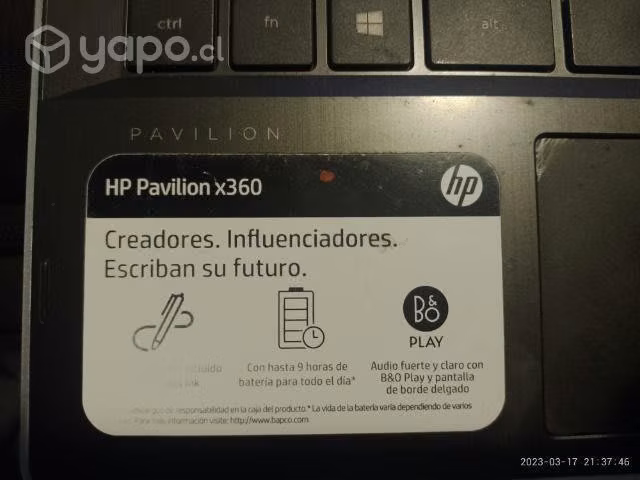 Notebook i5 hp-360 Pavilion. touch.