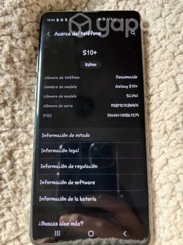 Celular Samsung Galaxy S10 plus muy poco uso - Imagen 3
