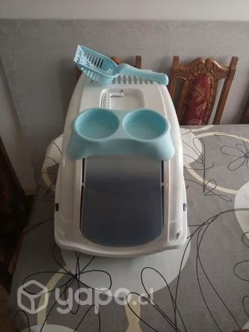 Arenero para gato