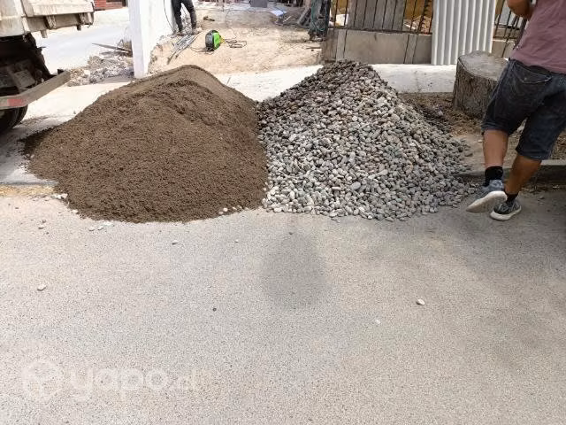 Aridos cemento y materiales de construcción