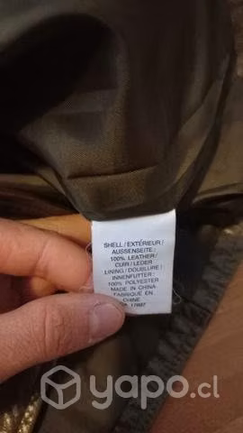 Chaqueta cuero mujer gap