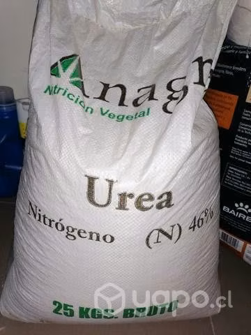 Urea sacó 25 kilos