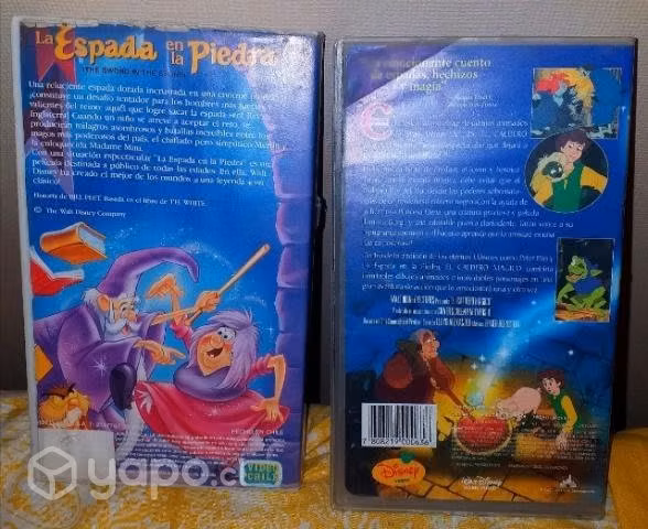 Peliculas disney vhs lote