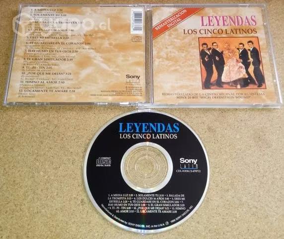 Los Cinco Latinos - Leyendas "1996"