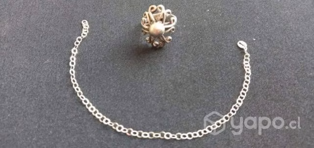 Original y Solido Anillo 100% plata 925