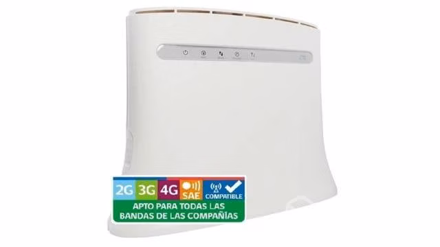Router para usar con chip, sim 4g lte zte mf-283u - Imagen 2