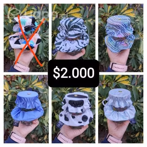 Scrunchies con tapa vasi