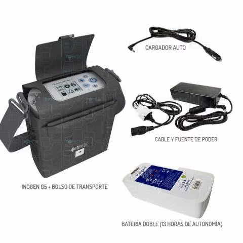 Concentrador de Oxigeno Inogen G5 Batería Doble