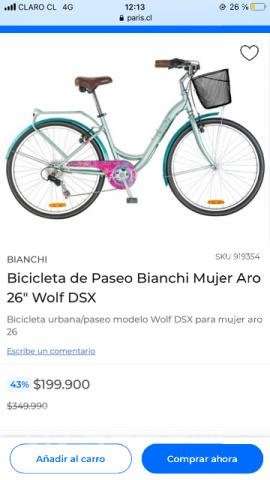 Bicicleta bianchi aro 26 - Imagen 4
