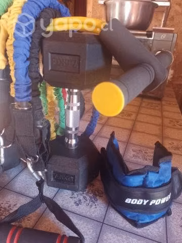 Kit deportivo, mancuernas