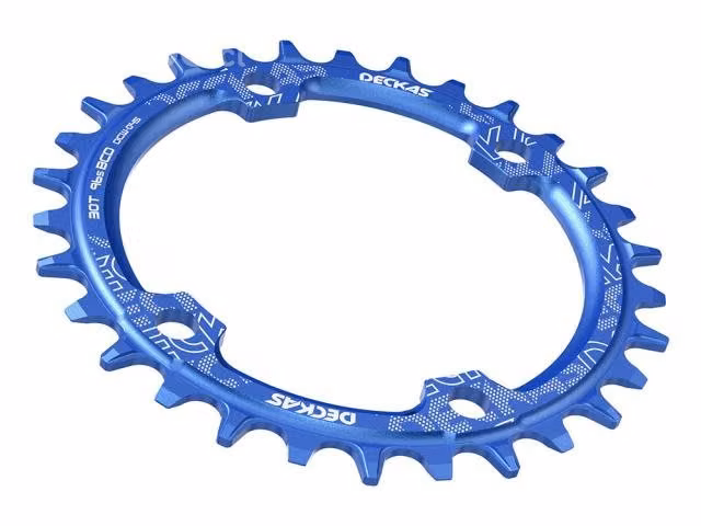 Platos 96bcd de 34 dientes color azul y negro