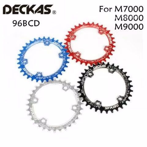 Platos 96bcd de 34 dientes color azul y negro