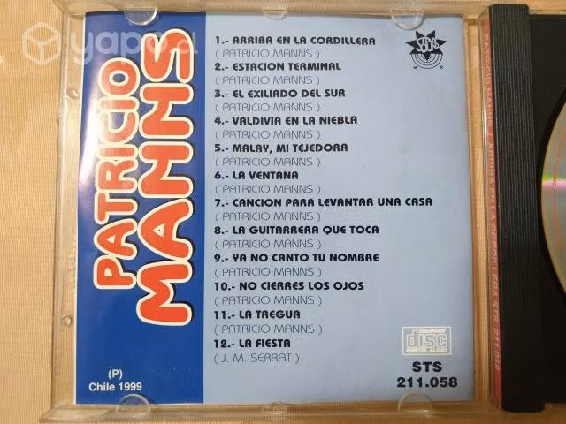 Mc127: cd patricio manns 1999