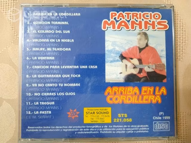 Mc127: cd patricio manns 1999