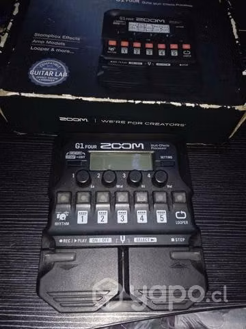 Pedalera multiefectos Zoom G1 para guitarra
