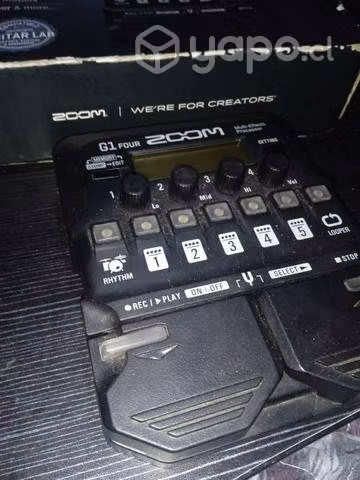 Pedalera multiefectos Zoom G1 para guitarra