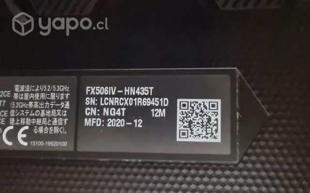 Asus Tuf Gaming A15 Fx506iv - Imagen 2