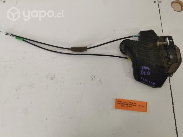 Chapa Puerta Trasera Derecha (TH061) Toyota Hilux