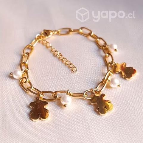 Pulsera Tous baño 14K