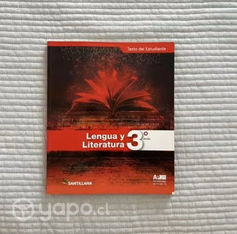 Libro lenguaje, Santillana 3ro medio