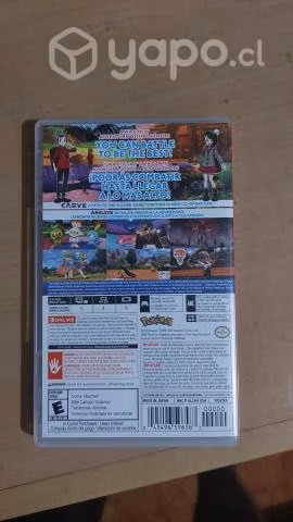 Nintendo Switch más juego Pokémon Espada