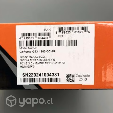 Gigabyte Aorus GeForce GTX 1660 OC 6G - Imagen 6
