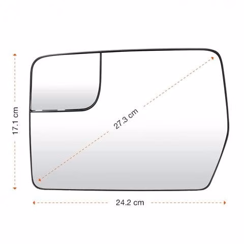 Luneta Espejo Retrovisor Ford F PAR