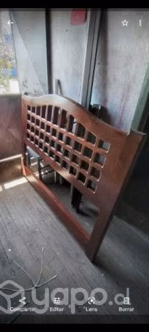 Respaldo madera nativa