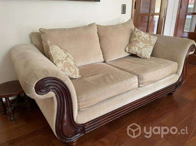 Sillón beige dos cuerpos - Imagen 2