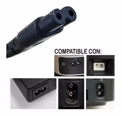 Cable Poder Tipo 8 Enchufe Nacional 1mts Cobre C7