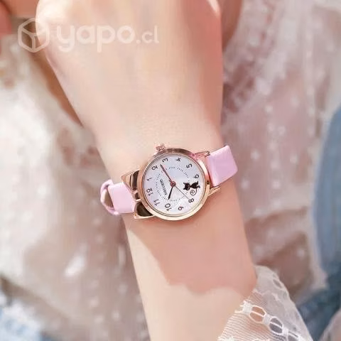 Reloj con forma de gatito