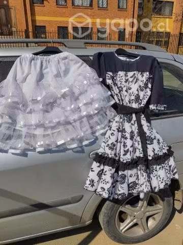 Vestido típico chileno buen estado talla L