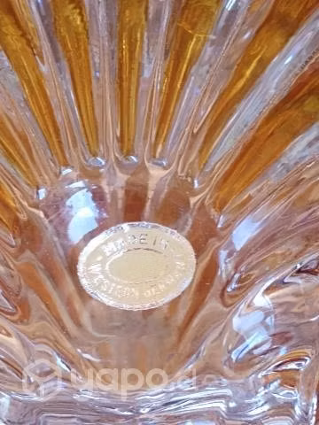 Preciosa licorera con 5 vasitos cristal Bohemia