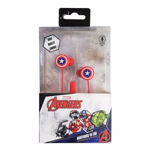 Audifonos Capitan America c/microfono - Imagen 3