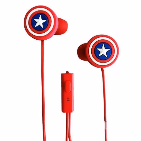 Audifonos Capitan America c/microfono - Imagen 2